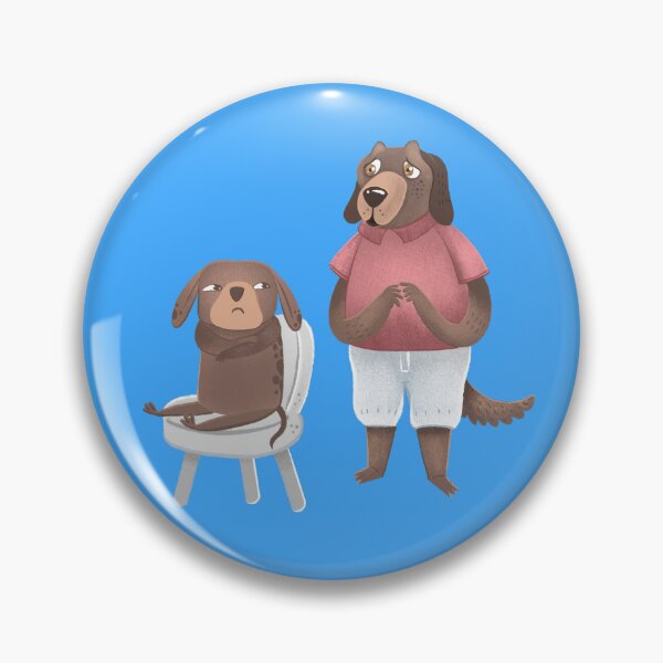 Item preview, Bad Dog and mumma dog looking worried designed and sold by jasmineberry.