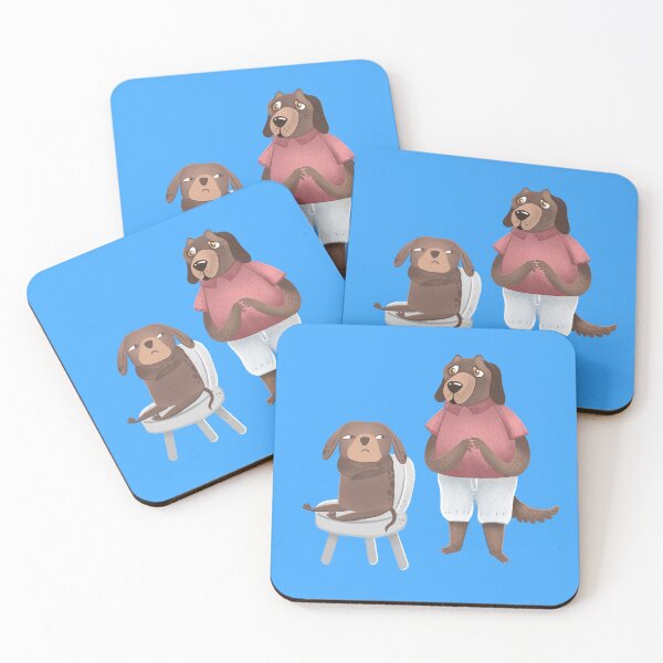 Item preview, Bad Dog and mumma dog looking worried designed and sold by jasmineberry.