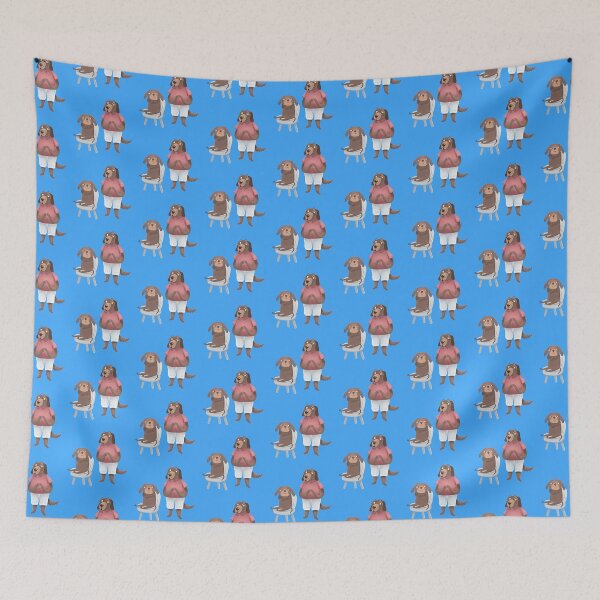 Item preview, Bad Dog and mumma dog looking worried designed and sold by jasmineberry.