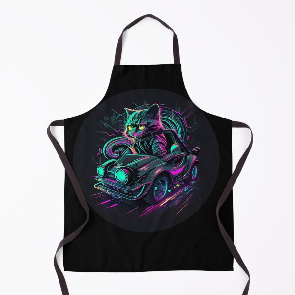 Item preview, Cyber punk neon surreal cat designed and sold by KittyCat08.