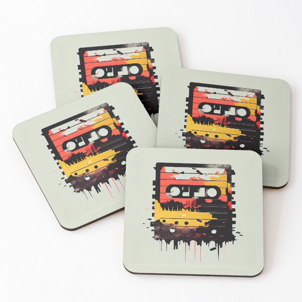 Item preview, Retro Audio Cassette Pop Art designed and sold by urbanbuzzz.