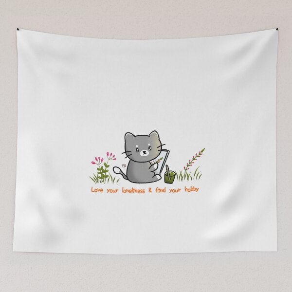 Item preview, Cat | Cat Lover - Love your loneliness and find your hobby designed and sold by FennyWijayaMomo.