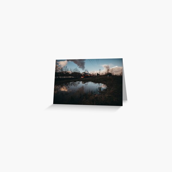 Christmas Train Greeting Card