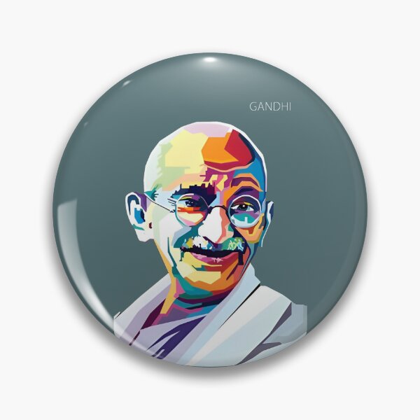 Item preview, Mahatma Gandhi colorful artwork designed and sold by PoliticsPrint.