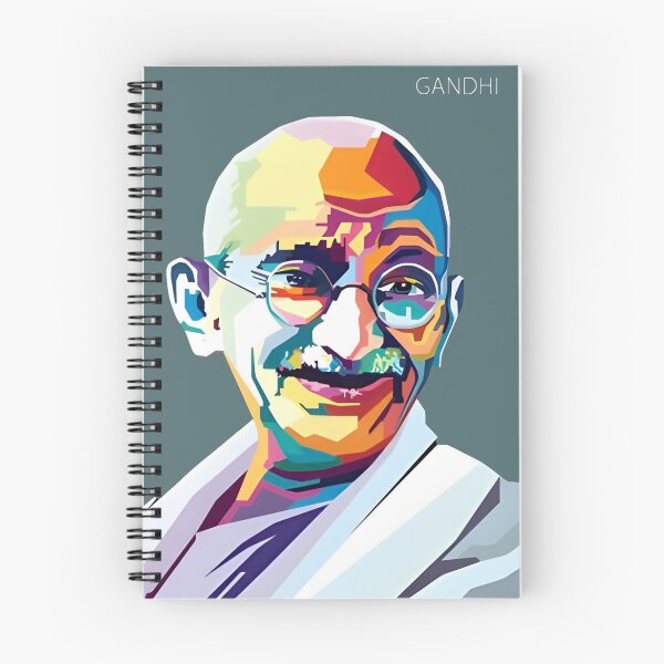 Item preview, Mahatma Gandhi colorful artwork designed and sold by PoliticsPrint.