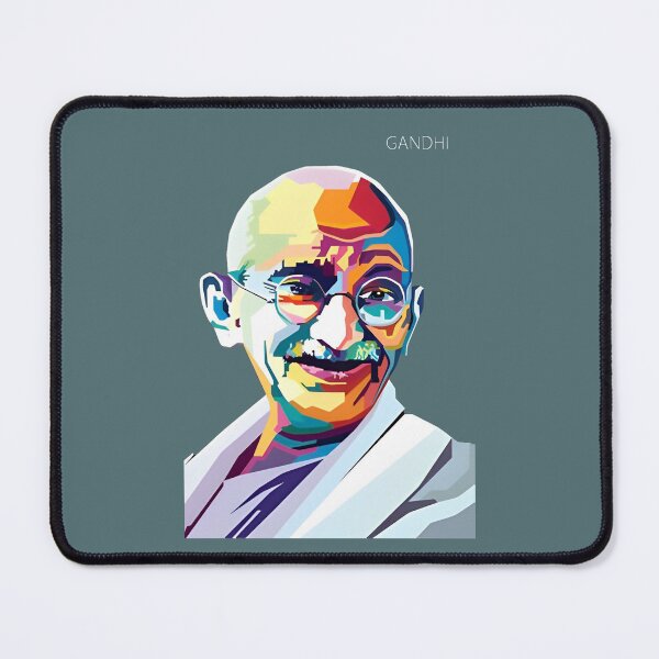 Item preview, Mahatma Gandhi colorful artwork designed and sold by PoliticsPrint.