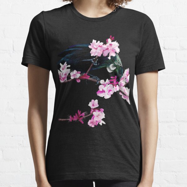 Tui Feeding on Cherry Blossoms Essential T-Shirt