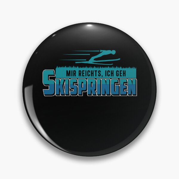 Item preview, Mir Reichts Ich Geh Ski Jumping Funny Ski Flies designed and sold by StrongShirts.