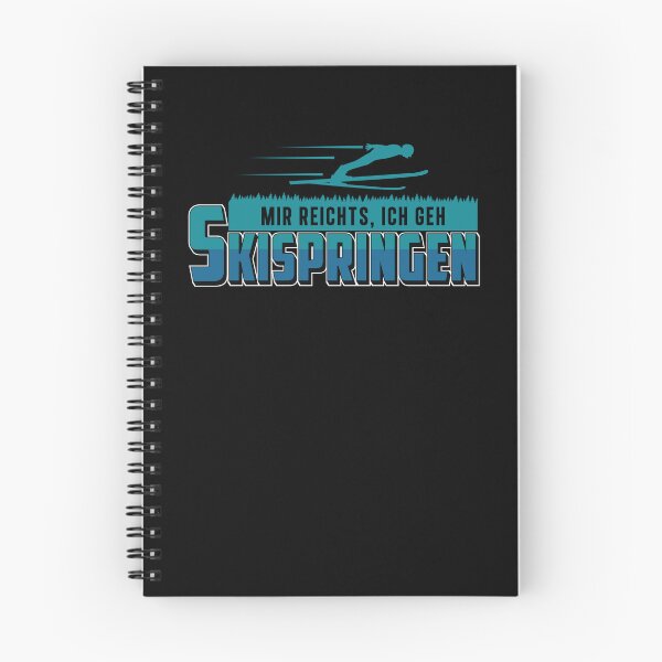 Item preview, Mir Reichts Ich Geh Ski Jumping Funny Ski Flies designed and sold by StrongShirts.