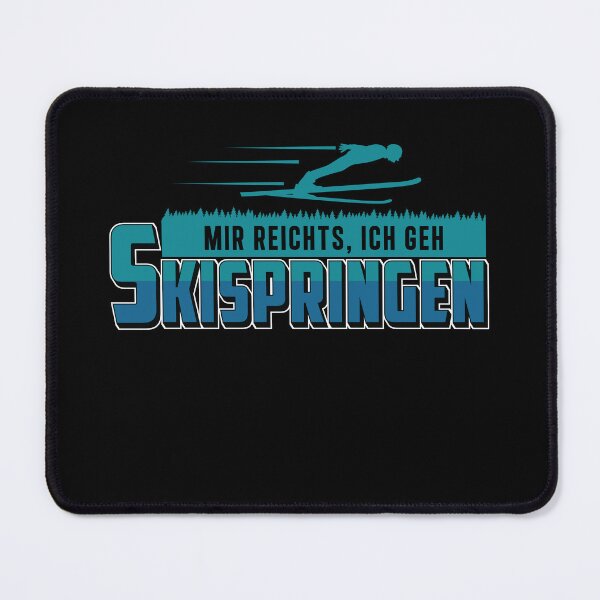 Item preview, Mir Reichts Ich Geh Ski Jumping Funny Ski Flies designed and sold by StrongShirts.