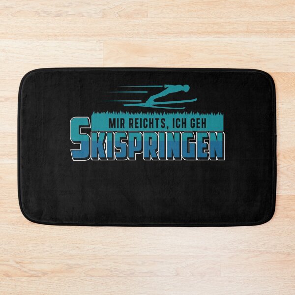 Item preview, Mir Reichts Ich Geh Ski Jumping Funny Ski Flies designed and sold by StrongShirts.