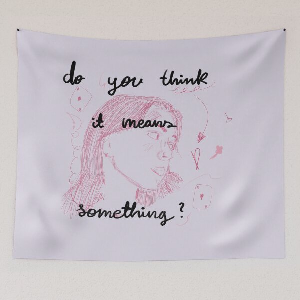 Item preview, Do you think it means something? designed and sold by nothing rhymes with orange.