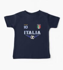 Italien Italia Soccer Design mit der Nummer 10 - Original Sportbekleidung Baby T-Shirt