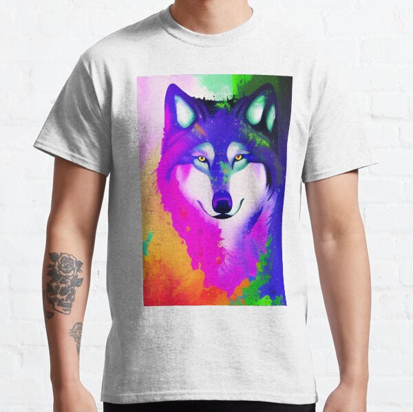 Rainbow Wolf Classic T-Shirt