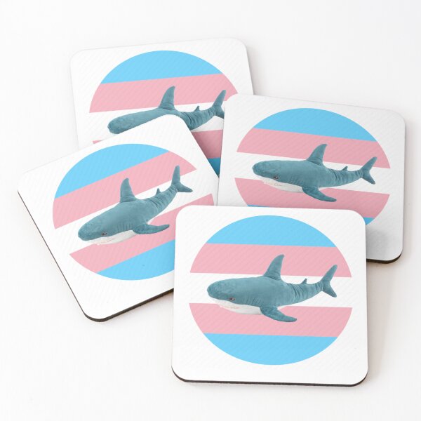 Item preview, BLÅHAJ TRANS FLAG designed and sold by AethelredAndAfe.