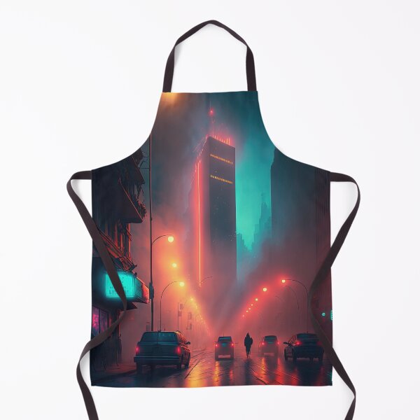 Item preview, A Neon Cityscape designed and sold by CometsPawPrints.