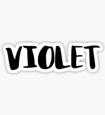 Violet Sticker