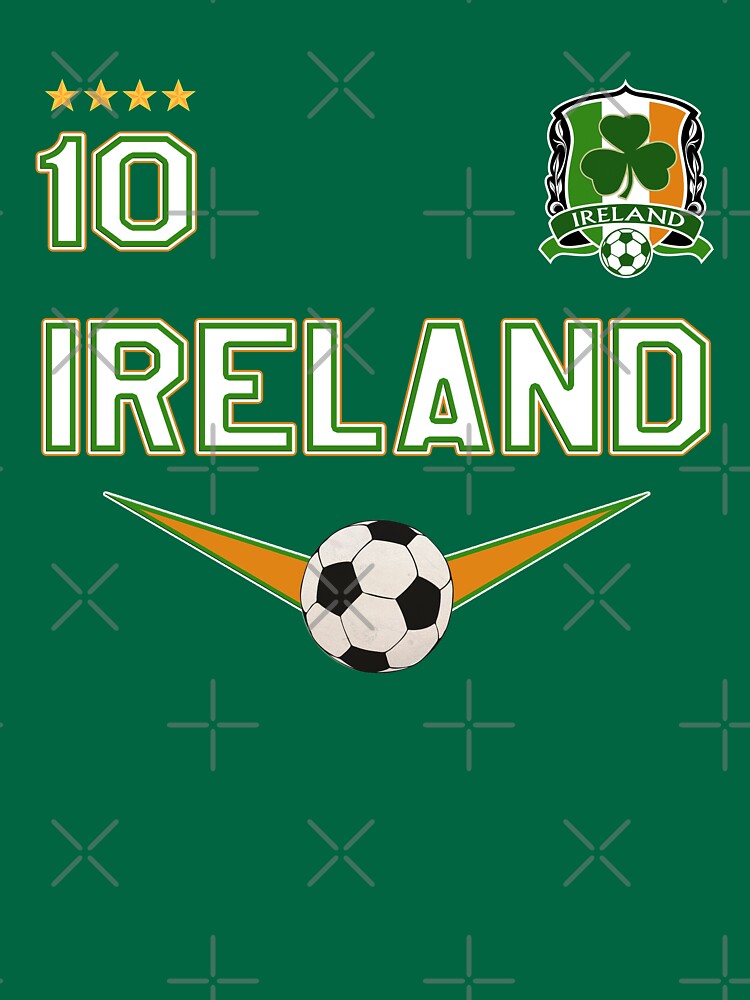 "Ireland Soccer Design with number 10 Original Sports Apparel" T