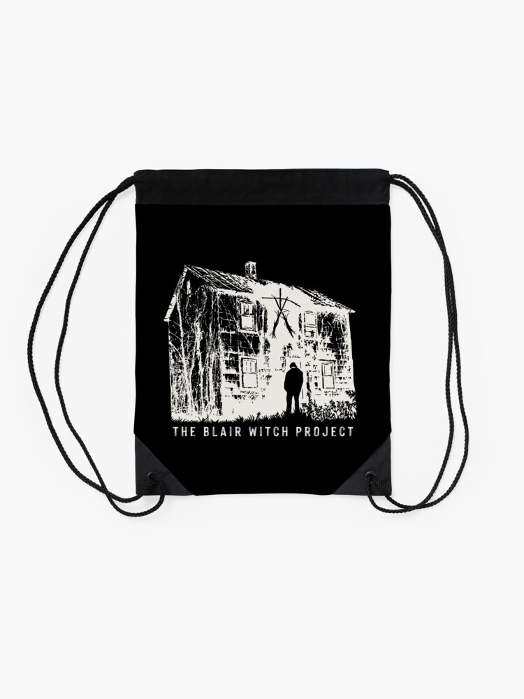 Thumbnail 2 of 3, Drawstring Bag, The Blair Witch Project witch house designed and sold by LapinMagnetik.