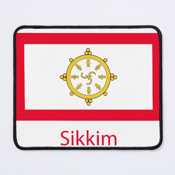 Item preview, Sikkim national flag designed and sold by CyberWindow.