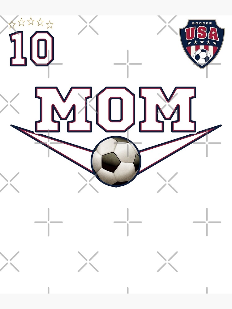 Soccer T-Shirt Original Usa Design With Number 10 Soccer T-Shirt Original Usa Design With Number 10
