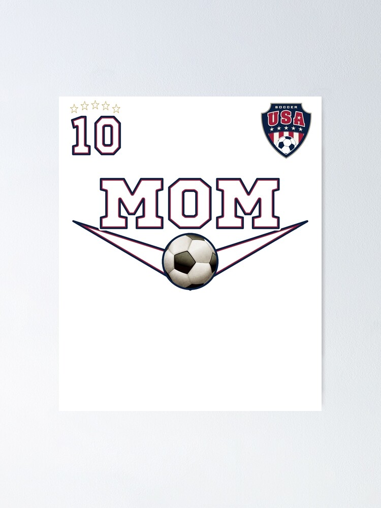 Soccer T-Shirt Original Usa Design With Number 10 Soccer T-Shirt Original Usa Design With Number 10