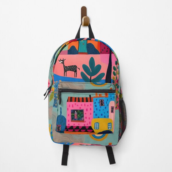 Item preview, Colourful village designed and sold by Christolamber.