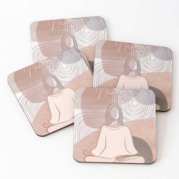 Item preview, Namaste yoga relaxing artwork  designed and sold by TipTopTapo.