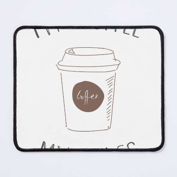 Item preview, My coffee, my rules for white bg designed and sold by Skintaker.