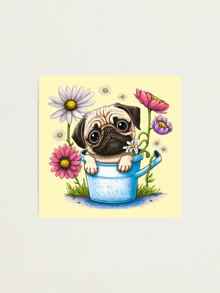 Pug puppy outlet surprise