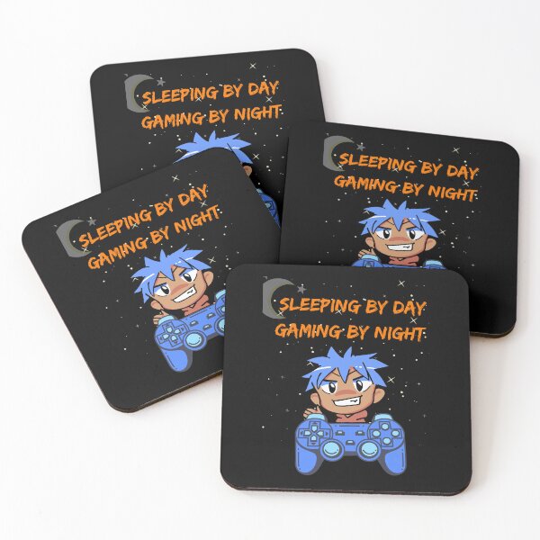 Item preview, Sleeping by day gaming by night anime joke  designed and sold by t1n3333.