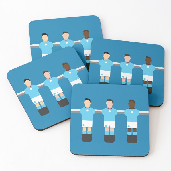 Item preview, Manchester City Football Team Table Football Players designed and sold by DelfDesign.