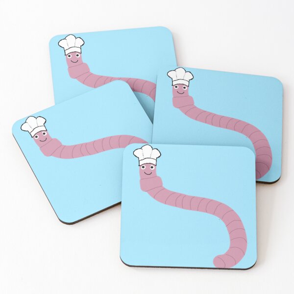 Item preview, Squirm the worm chef hat designed and sold by KodaBKreations.