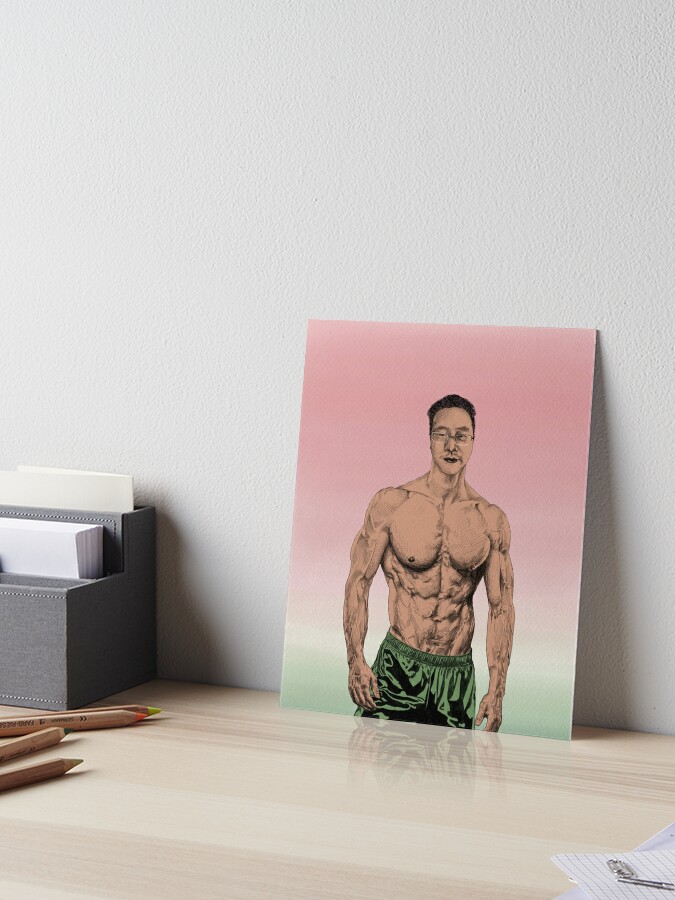 Buff Beautiful James Cage White Art Board Print for Sale by