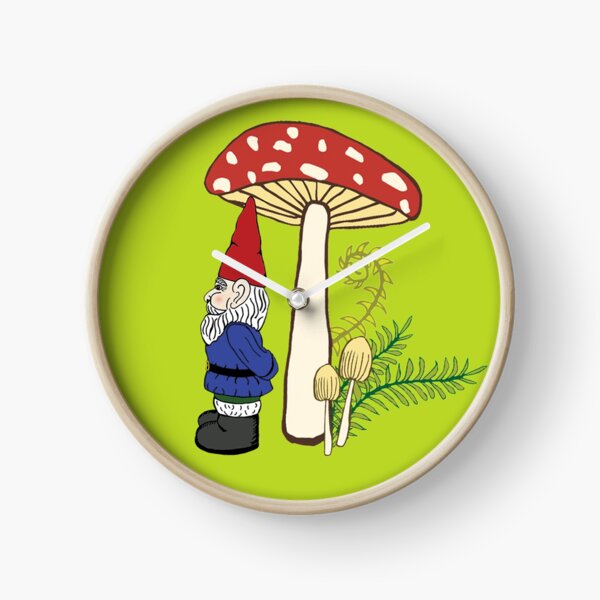 Gnome and Toadstool, Chartreuse Clock