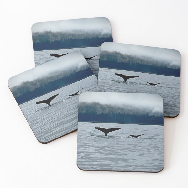 Item preview, Mother and Baby Whale Tails in Alaska designed and sold by JLFXCreations.