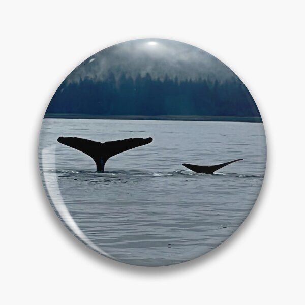 Item preview, Mother and Baby Whale Tails in Alaska designed and sold by JLFXCreations.