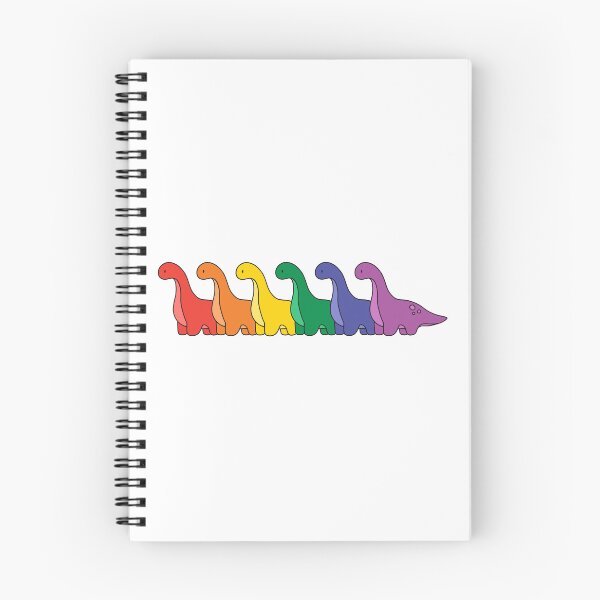 Item preview, Simple rainbow/pride dinosaurs designed and sold by Cindermoon.