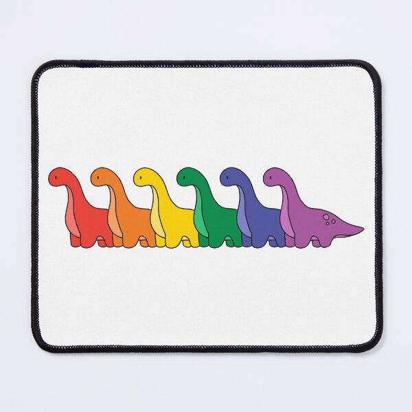 Item preview, Simple rainbow/pride dinosaurs designed and sold by Cindermoon.