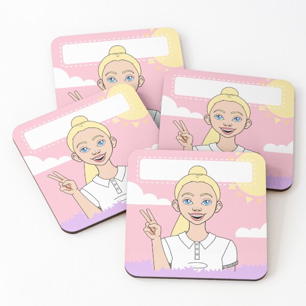 Item preview, Cute Cartoon Girl Blonde Pink Back to School Supplies designed and sold by JessicaAmber.