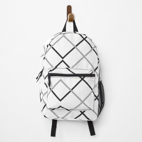 Item preview, minimal geometric zigzag black pattern designed and sold by HelioWears.