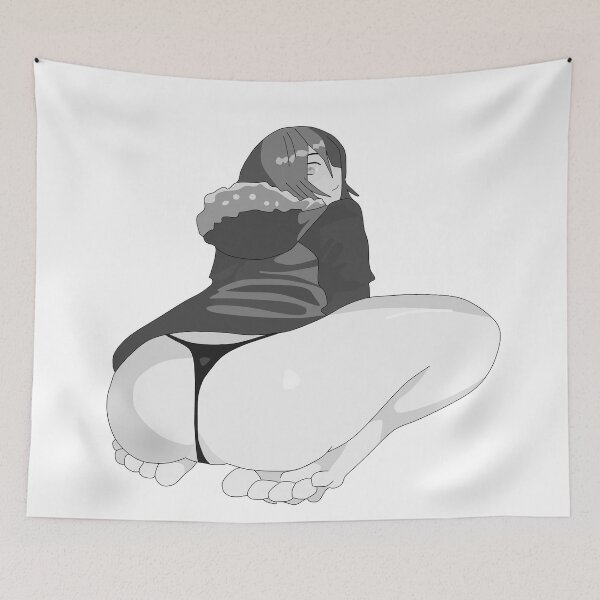 Item preview, Lewd anime girl hentai manga ecchi waifu titties ass gray tone designed and sold by ArthurPoe.