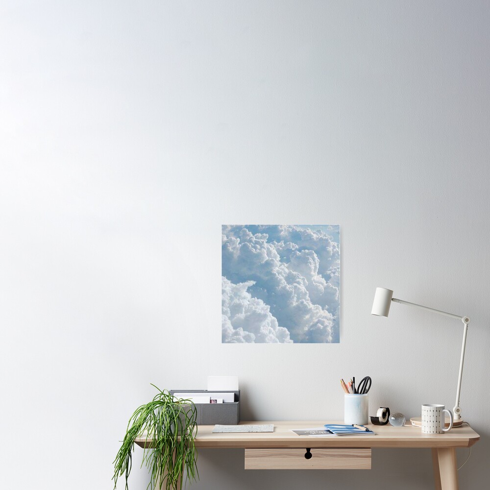 Aesthetic cloud comfy vibe Poster for Sale by Kawabijutsu21