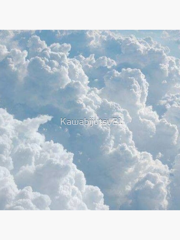 Aesthetic cloud comfy vibe Sticker for Sale by Kawabijutsu21