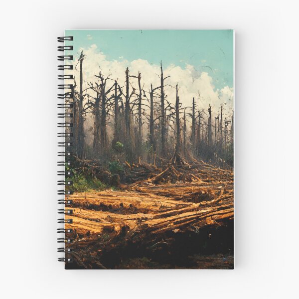Item preview, devastated tree field, shaved forest, pile of wood designed and sold by Paradigme.