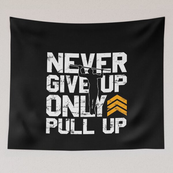 Item preview, Calisthenics Never Give Up Only Pull Up Vintage designed and sold by StrongShirts.