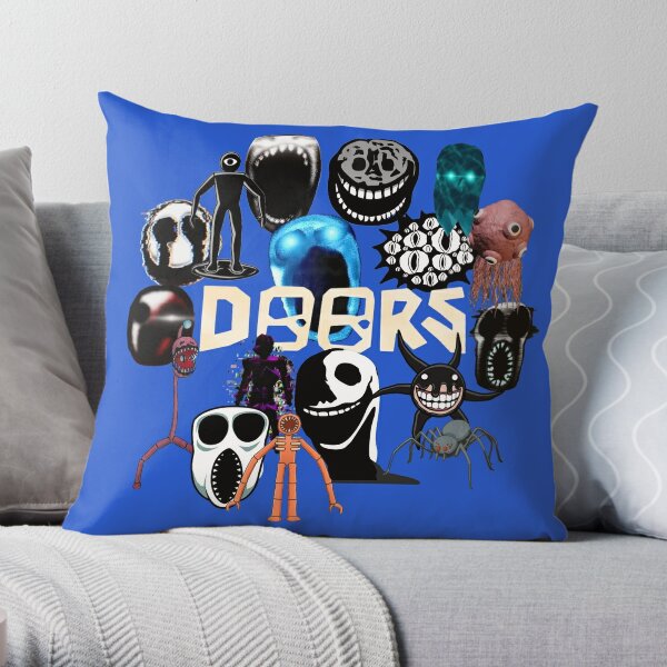 DOORS Roblox Entities Pillow in grey Photographic Print for Sale by  WhatTheTrendsDo