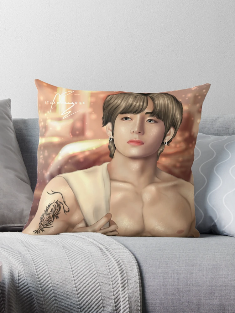 BTS as Game Characters Throw Pillow by Angel Arts - Fine Art America