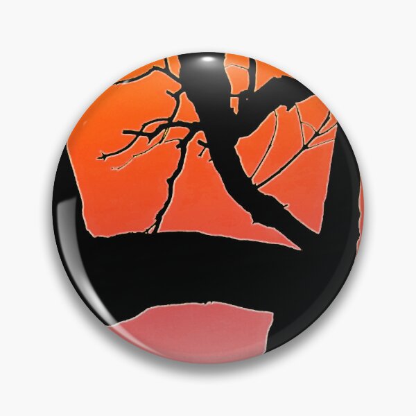 Item preview, Silhouette Tree Branches and Pretty Sky 1 of 8 - Orange and Pink designed and sold by Beachy.