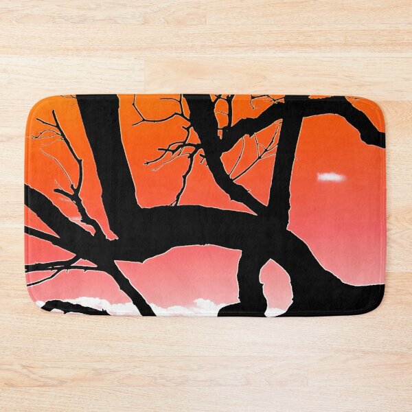 Item preview, Silhouette Tree Branches and Pretty Sky 1 of 8 - Orange and Pink designed and sold by Beachy.